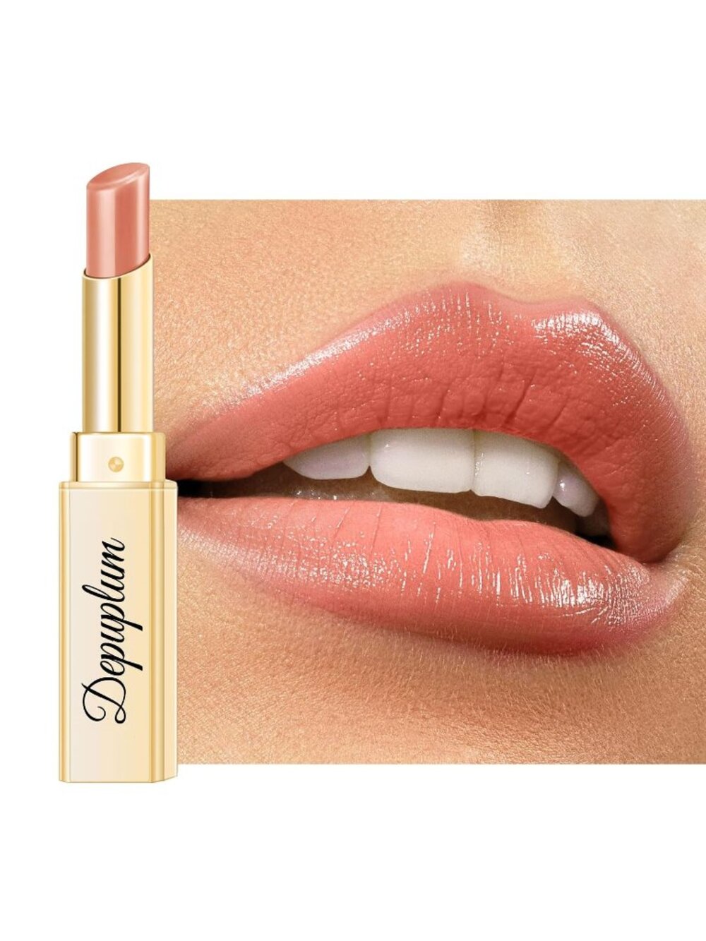 Women's DM106 Bare Pink Glow Reviver Moisture Lip Gloss Creamy Tinted Lip Balm